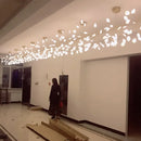 GobekUsa Acrylic Leaf-Shaped LED Hanging Light Fixture for Dining Room - Modern Island Lighting