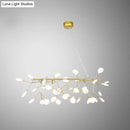 GobekUsa Acrylic Leaf-Shaped LED Hanging Light Fixture for Dining Room - Modern Island Lighting