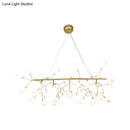 GobekUsa Acrylic Leaf-Shaped LED Hanging Light Fixture for Dining Room - Modern Island Lighting