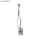 GobekUsa Acrylic LED Wall Sconce: Intertwined Design, 1 Light, Black/White, Warm/White Lighting