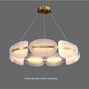 GobekUsa Acrylic Ring Chandelier for Dining Room - Dimmable