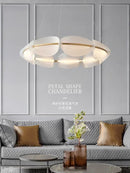 GobekUsa Acrylic Ring Chandelier for Dining Room - Dimmable