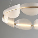 GobekUsa Acrylic Ring Chandelier for Dining Room - Dimmable