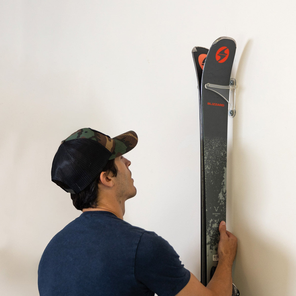 Summit Clear Acrylic Ski Wall Rack | 2 Pack, photo 5 of 5