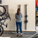 Summit Clear Acrylic Ski Wall Rack