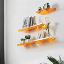 GobekUsa Acrylic Wall Shelf Organizer for Home Decor