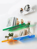 GobekUsa Acrylic Wall Shelf Organizer for Home Decor