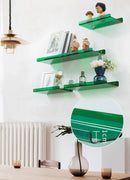 GobekUsa Acrylic Wall Shelf Organizer for Home Decor