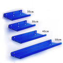 GobekUsa Acrylic Wall Shelf Organizer for Home Decor