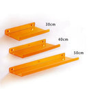 GobekUsa Acrylic Wall Shelf Organizer for Home Decor