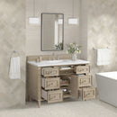 James Martin Lorelai 48" Single Bathroom Vanity, Whitewashed Oak