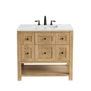 James Martin Breckenridge 36" Single Bathroom Vanity, Light Natural Oak