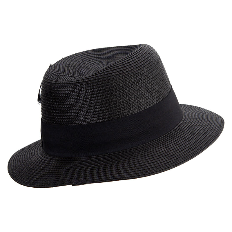 PP Panama With Feather Hat