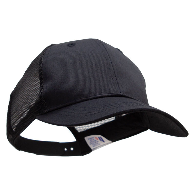Youth Poly Cotton Twill Trucker Cap