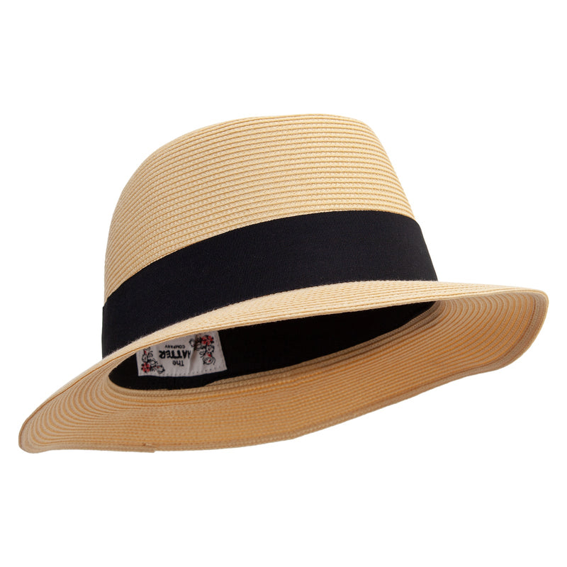 PP Panama With Feather Hat