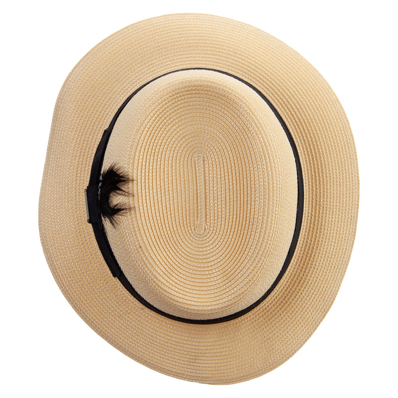 PP Panama With Feather Hat