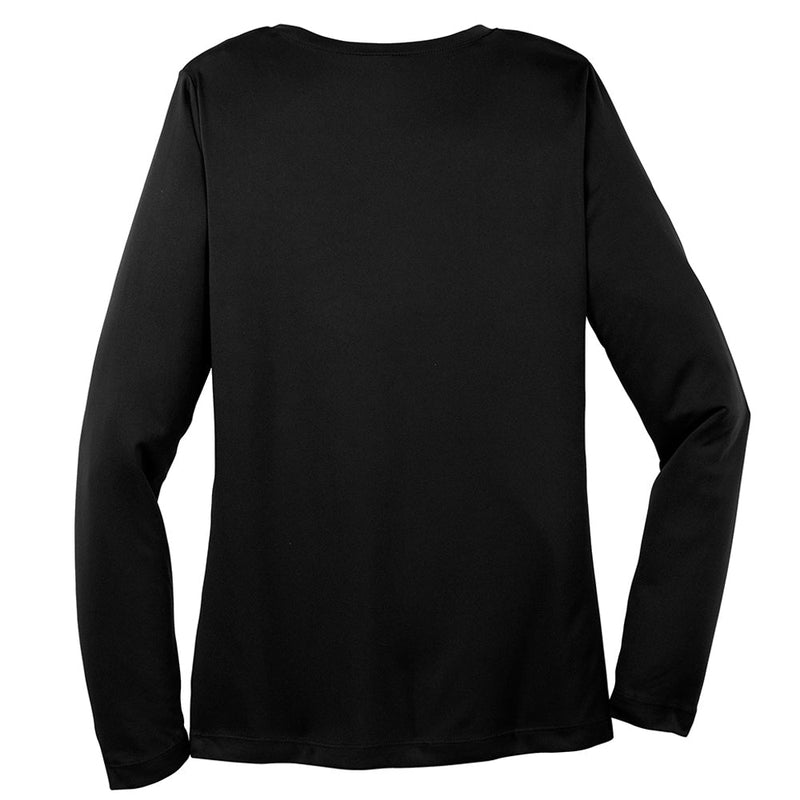 Ladies Big Size Long Sleeve Competitor V-Neck T-Shirt