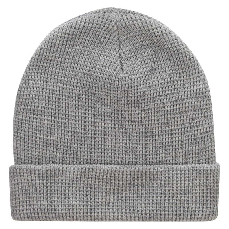 Waffle Knit Cuff Beanie