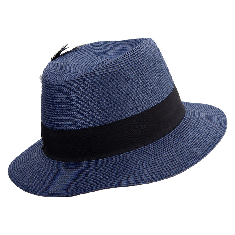 PP Panama With Feather Hat