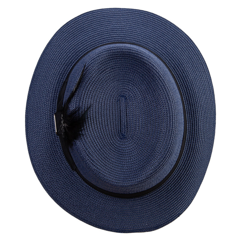 PP Panama With Feather Hat