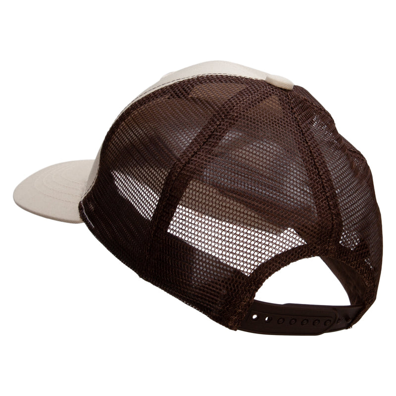 Youth Poly Cotton Twill Trucker Cap