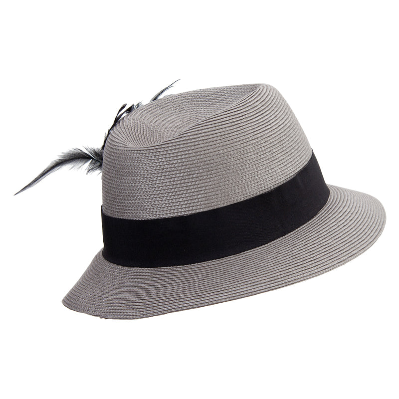 PP Panama With Feather Hat
