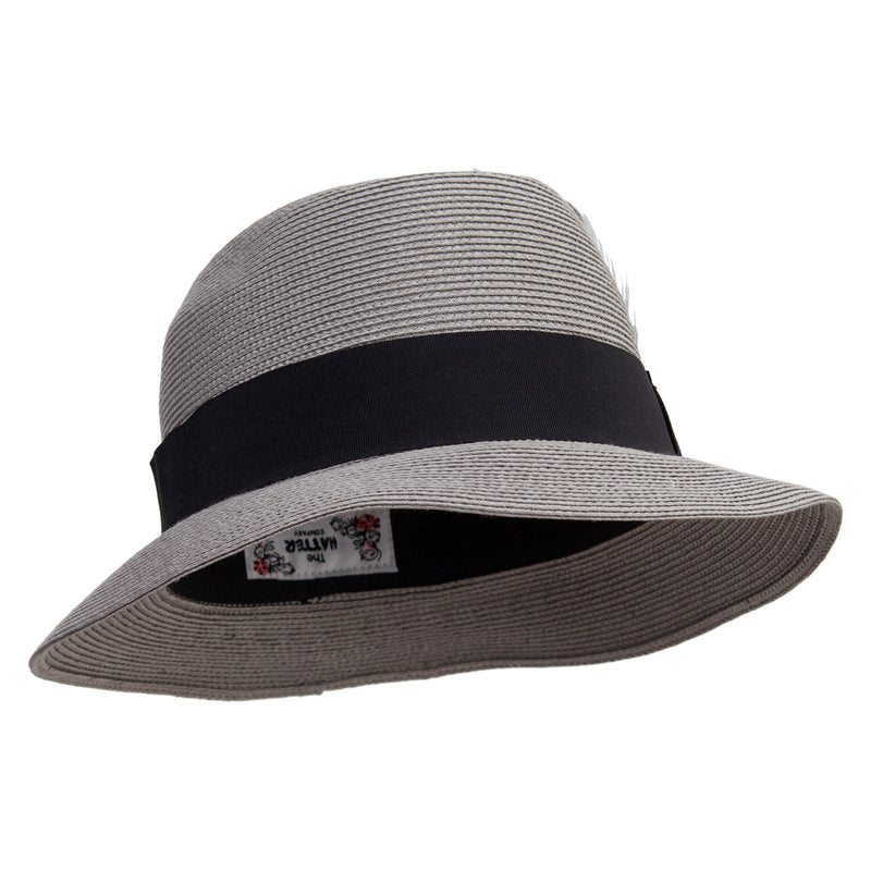 PP Panama With Feather Hat