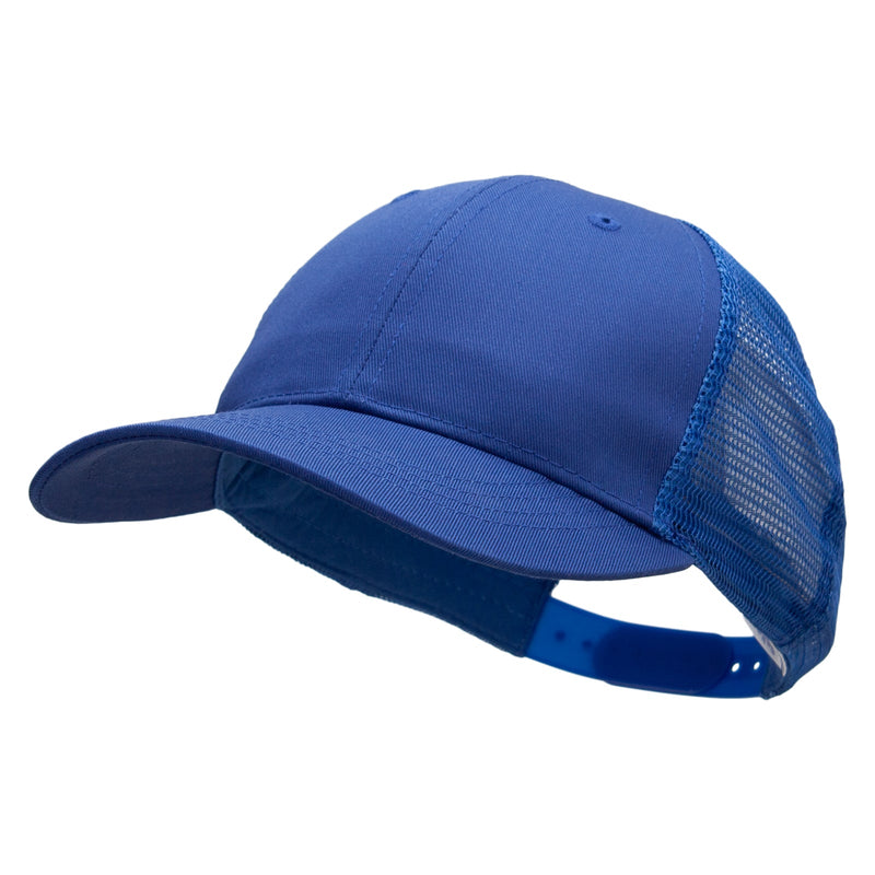 Youth Poly Cotton Twill Trucker Cap