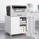 Office Furniture Copier Cabinet 2 Door Steel Copier Stand Mobile Pedestal File Printer Stand by HouseOfZazla