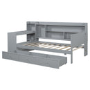 Daybed With 3 Drawers USB Ports And Desk