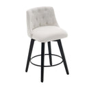 Swivel Bar Stools & Button Tufted Back (Set of 2) by HouseOfZazla