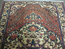 4' X 7' Antique 1920 Handmade Turkish Medallion Wool Rug Veg Dye Nice