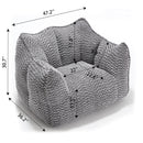 Comfortable Chenille Sofa Chairs With Highly Resilient Foam