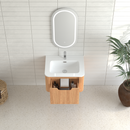24" Wall-Mounted Floating Bathroom Vanity