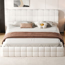Upholstered Platform Bed With Headboard by HouseOfZazla