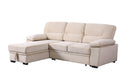 Kipling - Reversible Sleeper Sectional Sofa Chaise by HouseOfZazla