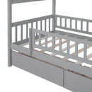 House Bed With 2 Drawers by Unique Piece Furniture