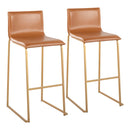 Mara - Contemporary Upholstered Barstool (Set of 2) by HouseOfZazla