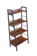3&4 LAYER DISPLAY BOOKSHELF H LADDER SHELF STORAGE SHELVES RACK SHELF UNIT METAL FRAME, TIGGER, 2 pc per 2 cartons