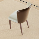 Dining Chair With Carbon Steel Legs, Comfortable Seating, (Set of 2) - White by Unique Piece Furniture