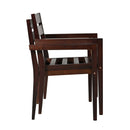 Acacia Wood Outdoor Dining Table And Chairs Suitable For Patio, Balcony Or Backyard