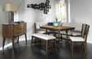 Curved Dining Bench Upholstered Curved Bench - Beige by HouseOfZazla