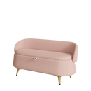 50 inchesMulti-functional long rectangular bed end storage sofa stool teddy fleece