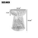 U_Style Mushroom-Shaped Outdoor Concrete Side Table by HouseOfZazla