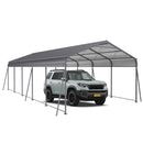 Metal Carport 13 × 26.5 FT with Galvanized Steel Roof