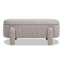 Hugo - Oval Fully Upholstered Storage Bench by HouseOfZazla