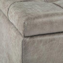 Harrison - Upholstered Coffee Table Storage Ottoman by Unique Piece Furniture