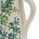 7.9X5.9X9.4" Floral Pitcher Vase