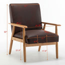 Wide Classic Mid-Century Modern Arm Chair by Unique Piece Furniture