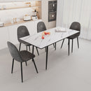 Modern Extendable Dining Table And Chair Set For 2 - 6 People by HouseOfZazla